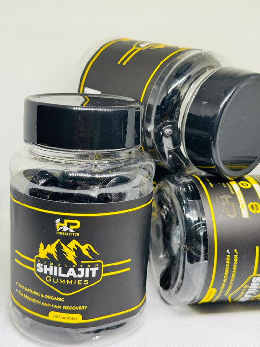 Be Bodywise Pure Himalayan Shilajit Gummies Gold I Lab Tested I No Added Sugar I Ashwagandha, Gokshura| Fulvic Acid & 85+ Trace Minerals I for Men, Women I Non-GMO I 100% Natural & Organic I 60 Gummy