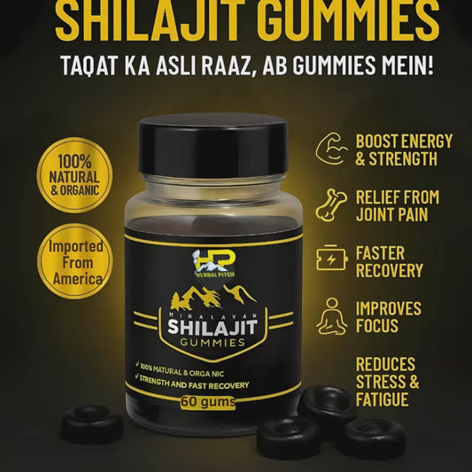 Be Bodywise Pure Himalayan Shilajit Gummies Gold I Lab Tested I No Added Sugar I Ashwagandha, Gokshura| Fulvic Acid & 85+ Trace Minerals I for Men, Women I Non-GMO I 100% Natural & Organic I 60 Gummy